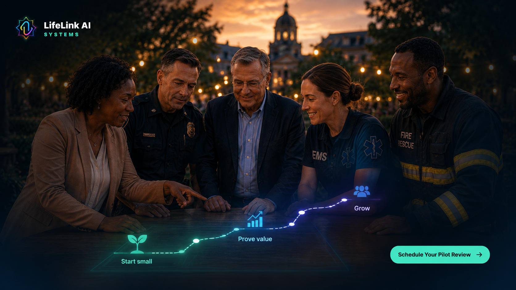 LifeLink Pilot Packages page visual