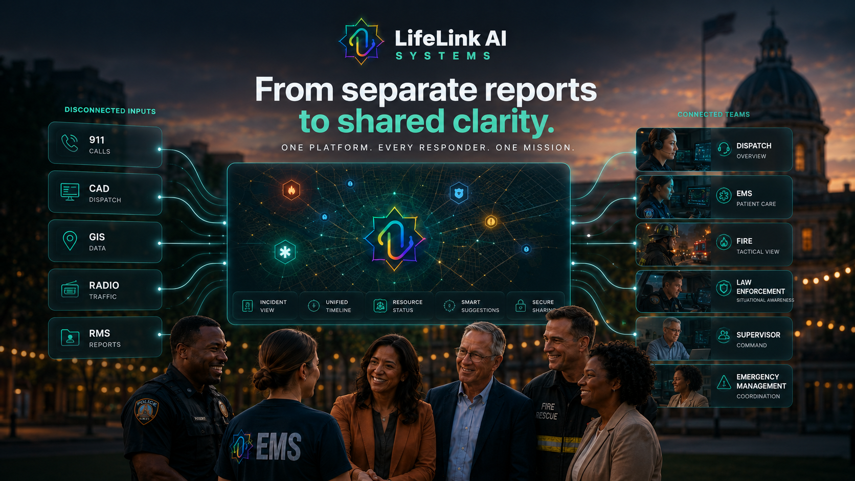 LifeLink Platform page visual