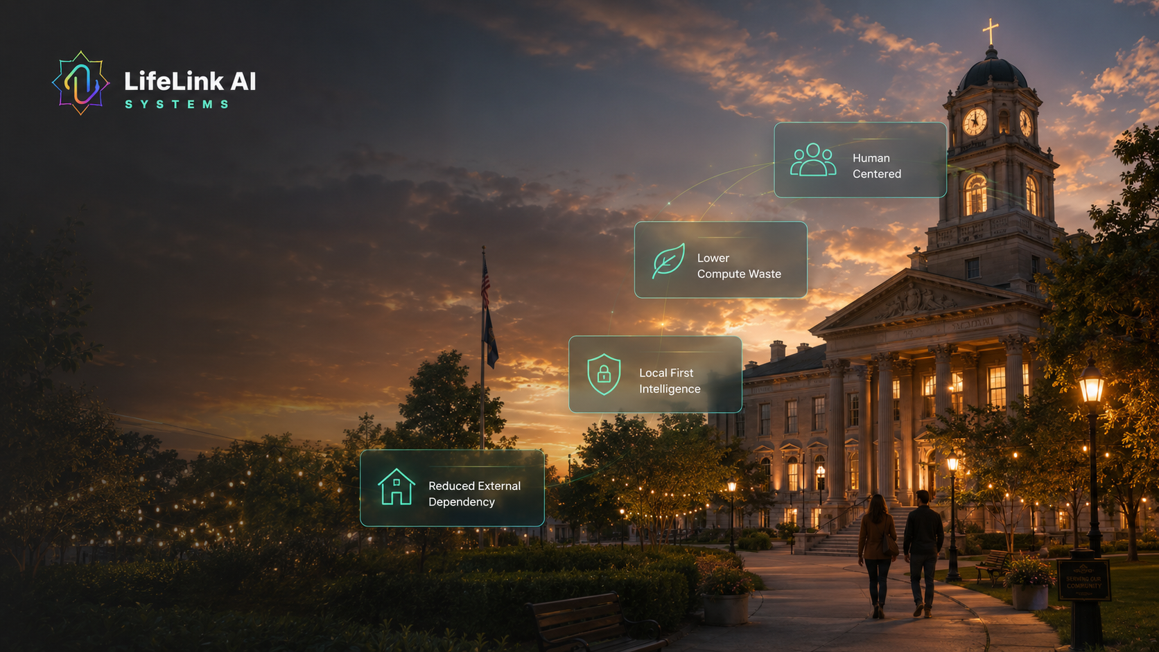 LifeLink Sustainable AI page visual